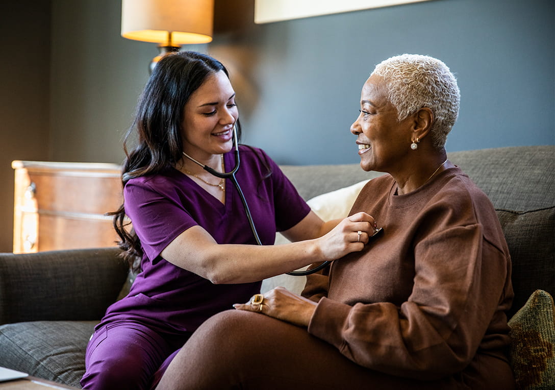 Doctor checking patient