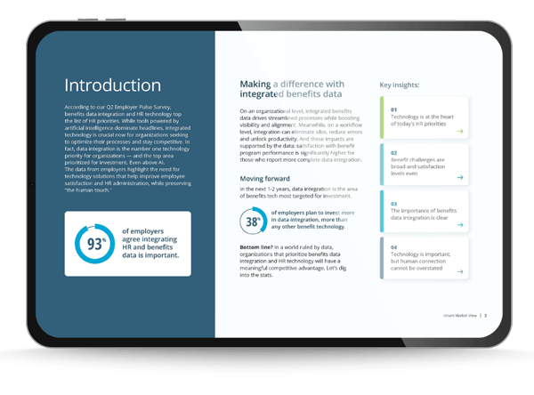 Unum market view report mockup image